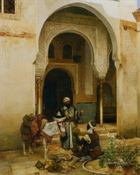 Árabe Painting - Un comerciante árabe de Clemente Pujol de Guastavino.